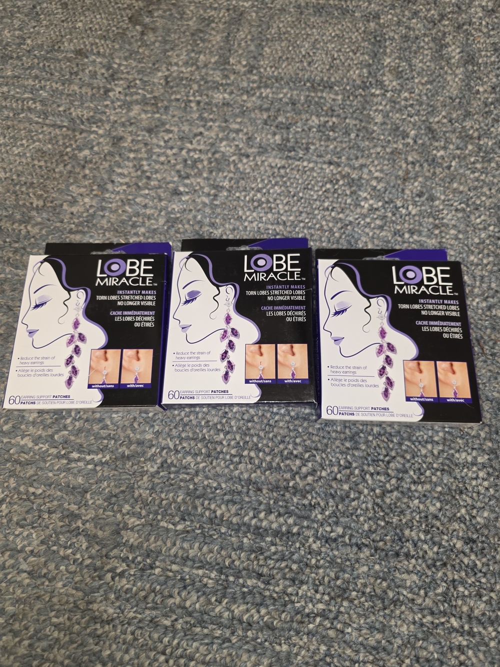 Miracle Ear Support Patch Pack with Purple Accents